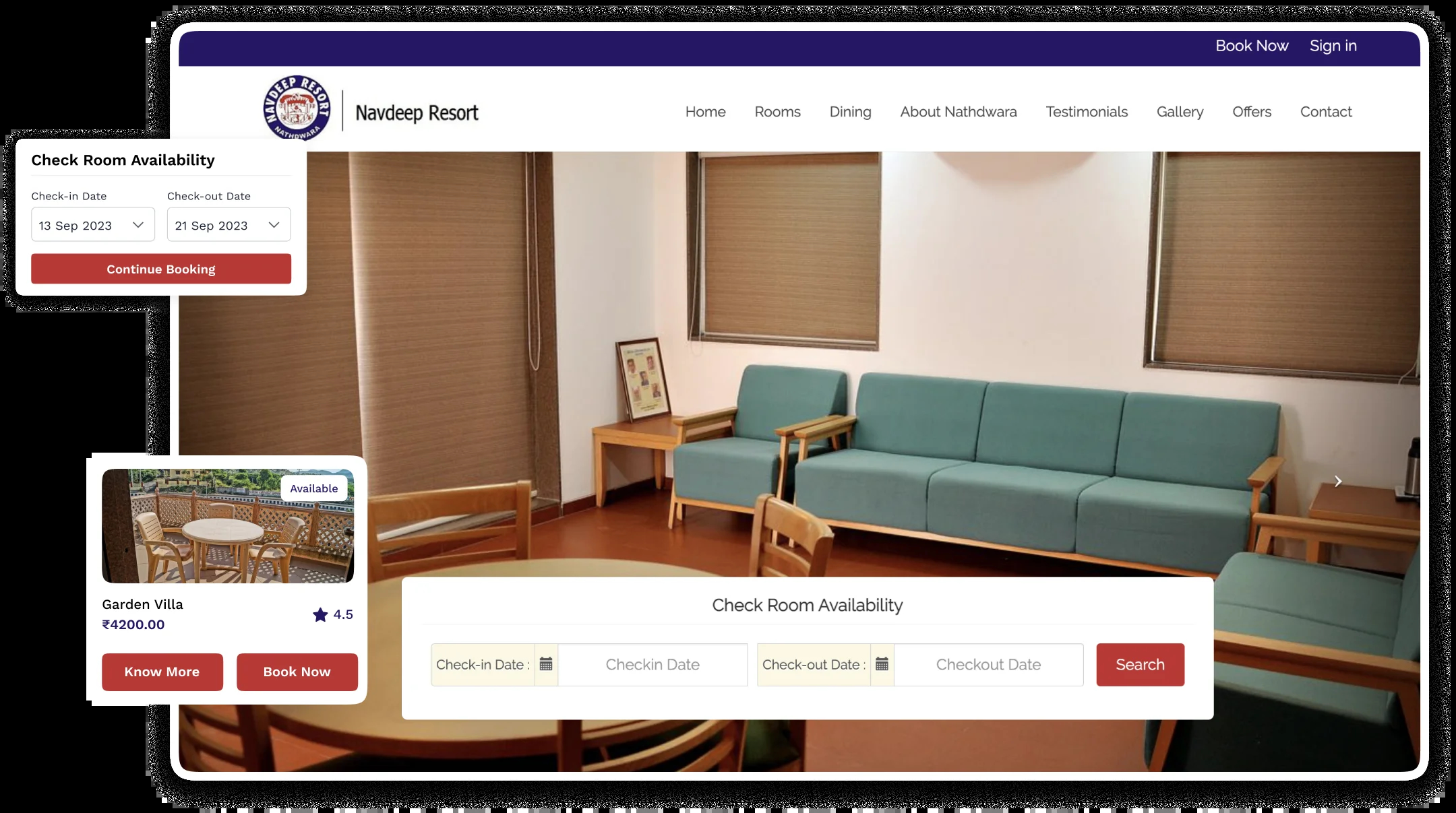 Online Resort Management
