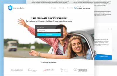 Auto Insurer Website