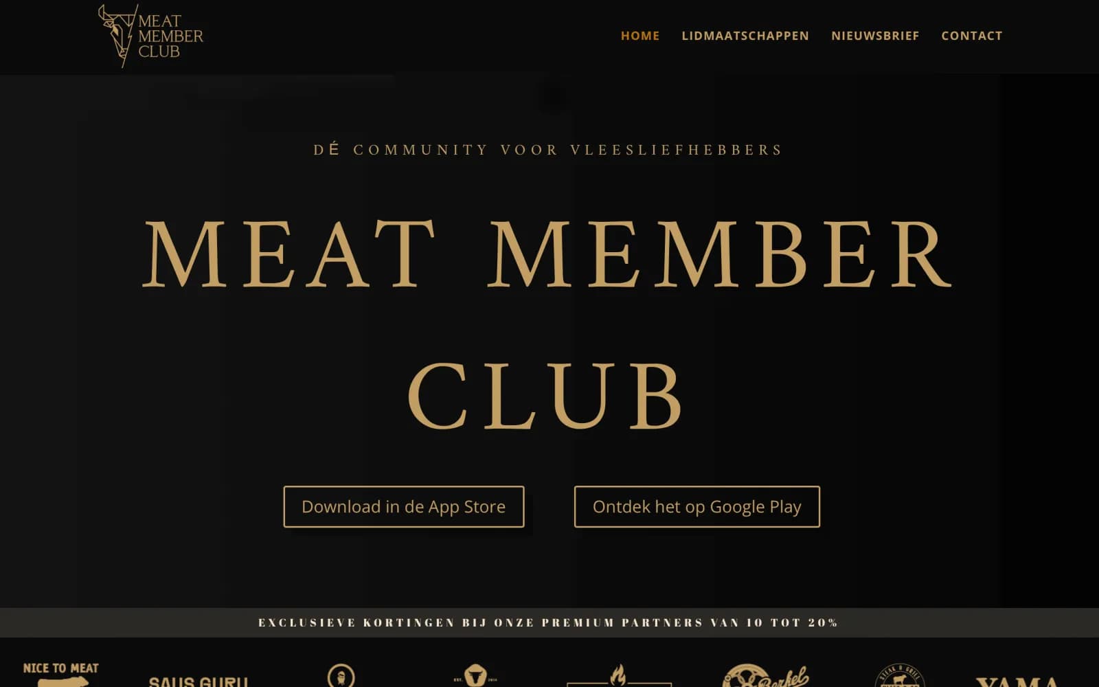 Meat Member Club - A community platform and web shop for meat and barbecue enthusiasts.