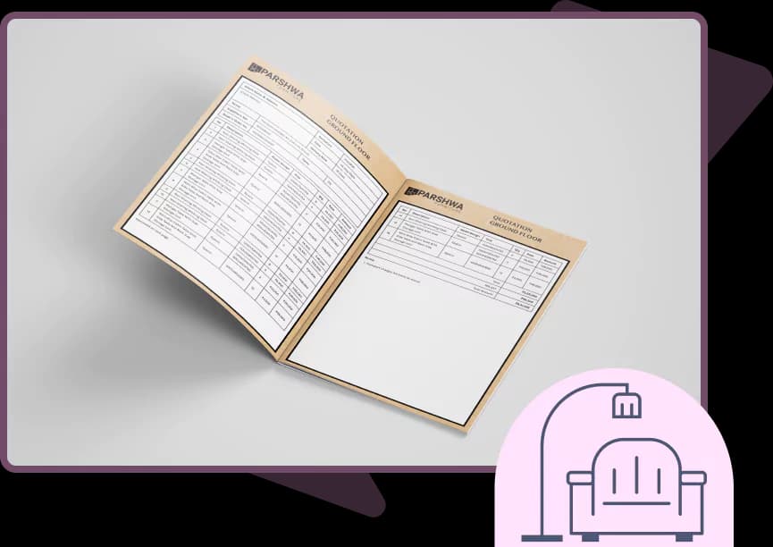 Custom quotation template built within Odoo ERP
