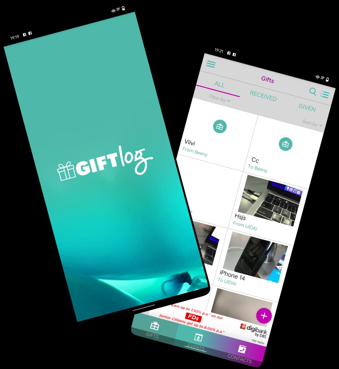 GiftLog - product overview
