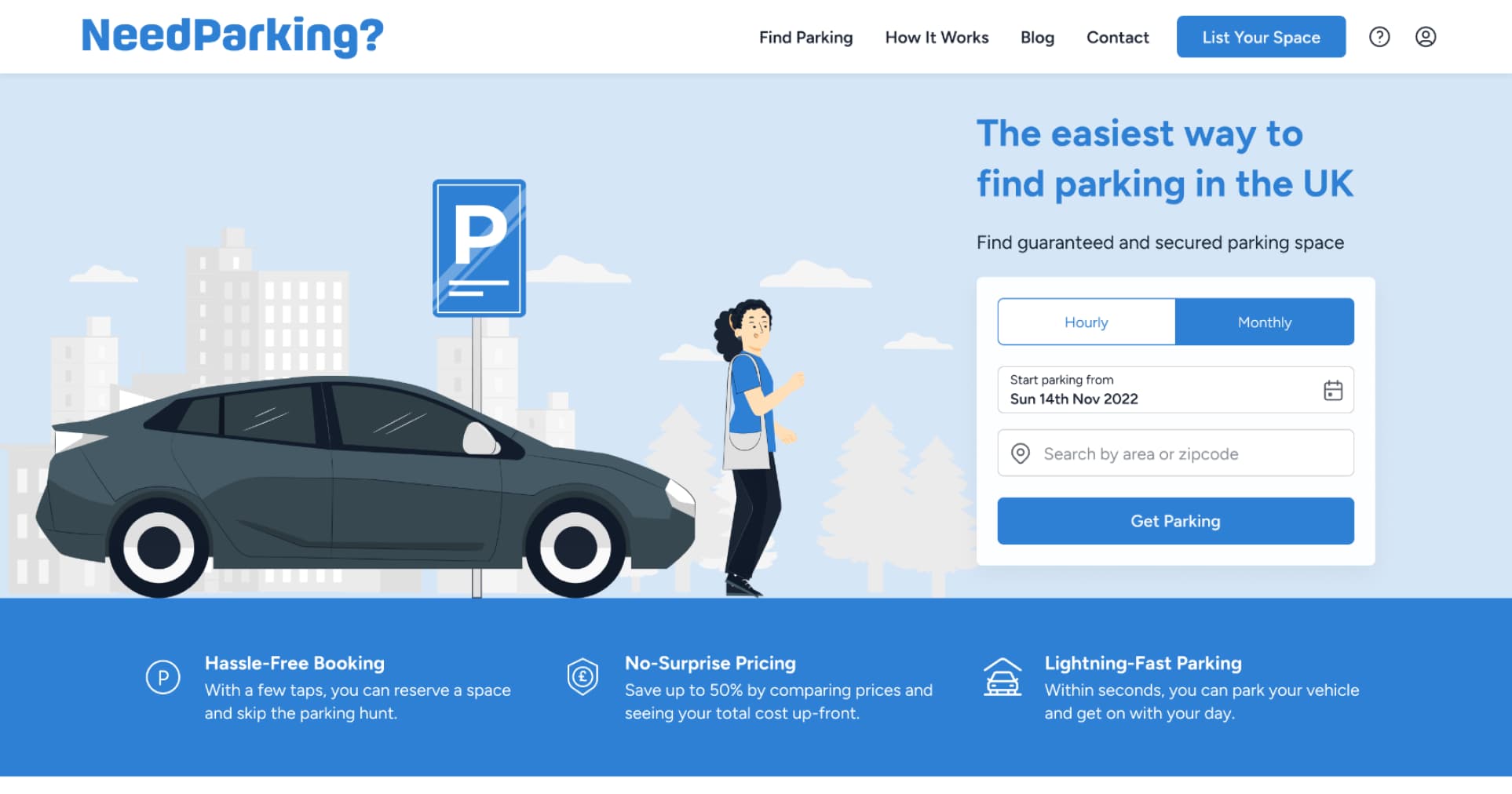 Need Parking - product overview
