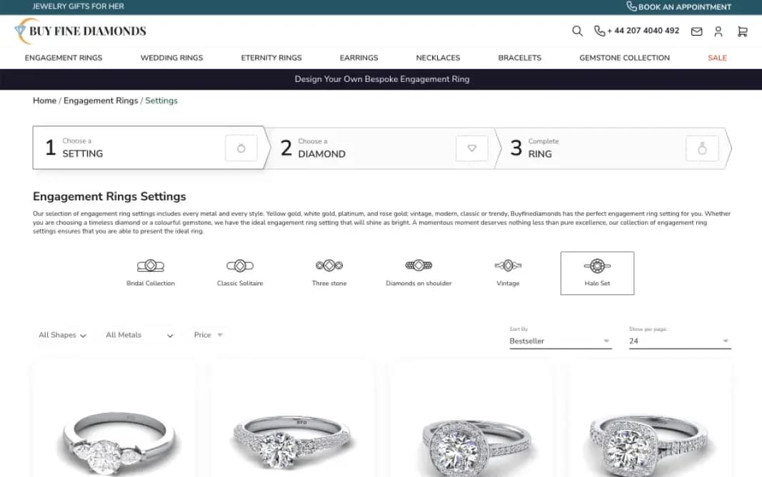 Buy Fine Diamonds - screen 2