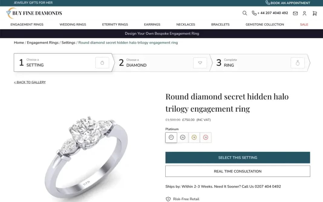 Buy Fine Diamonds - screen 4