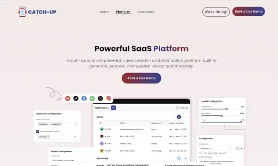 Catch up - screen 1