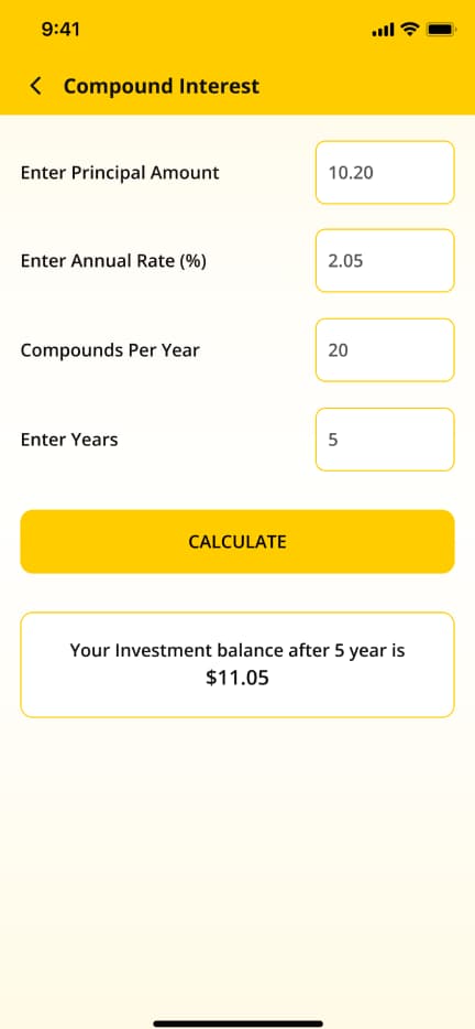 Endowment - screen 1