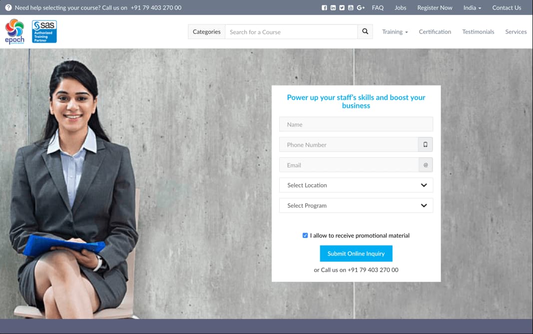 Epoch Research Institute - screen 2