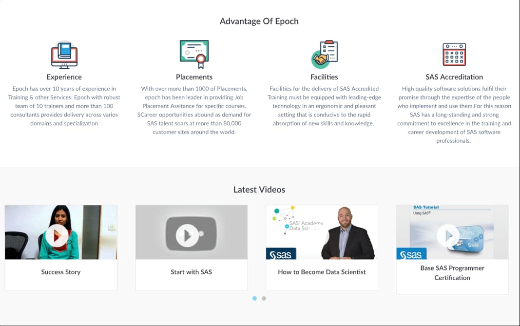 Epoch Research Institute - screen 4