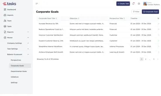 eTasks - screen 3