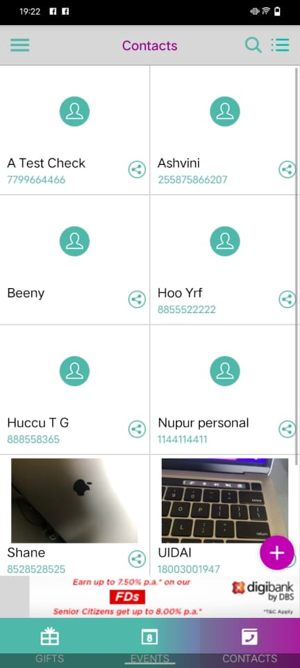 GiftLog - screen 3