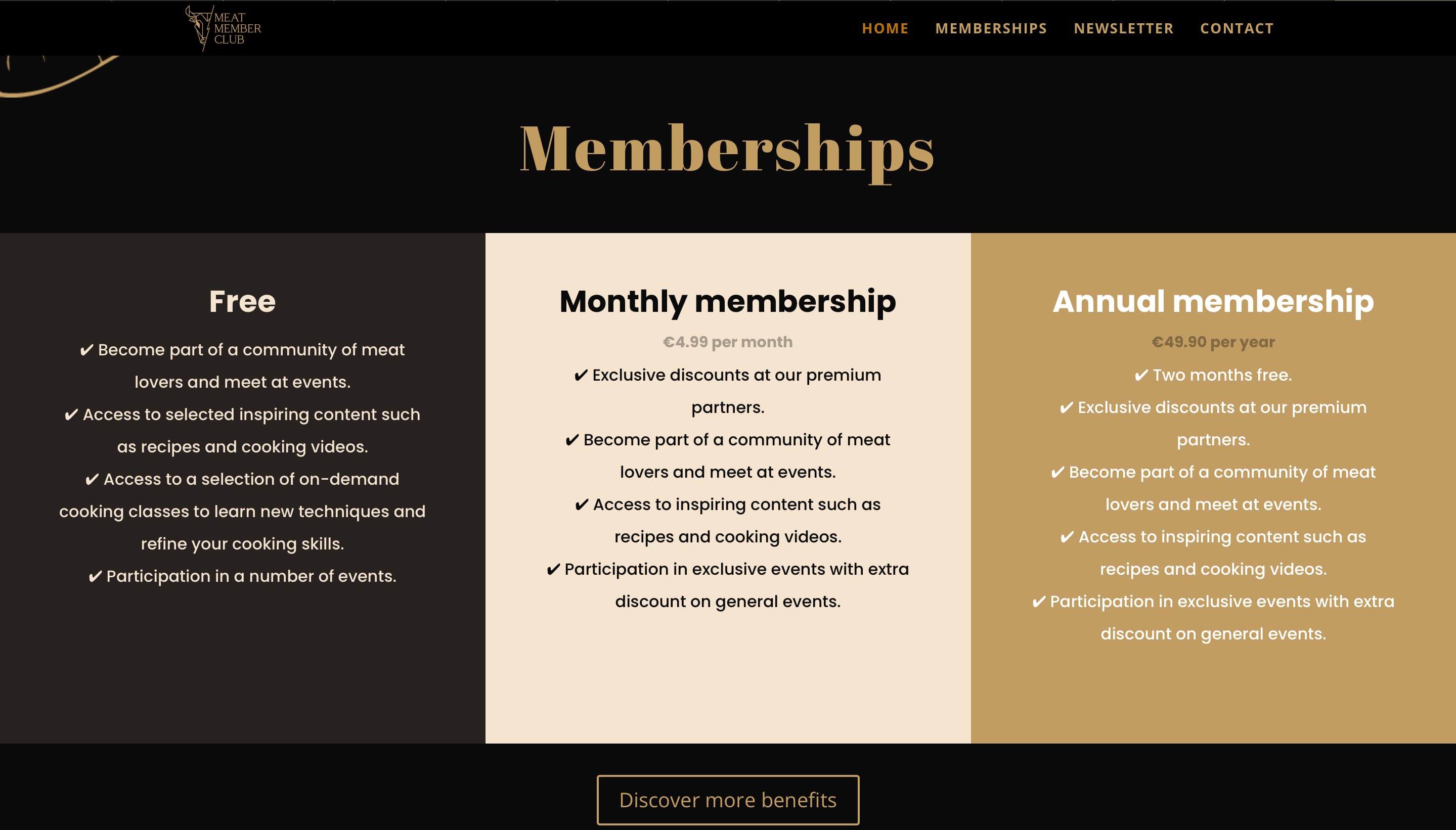 Meat Member Club - screen 2