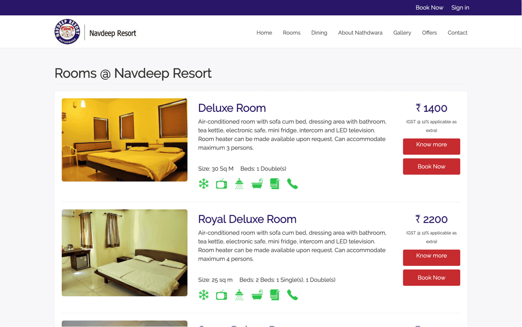 Navdeep Resort - screen 1