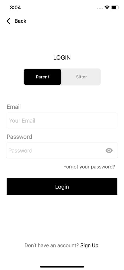 The Parent Index - screen 1