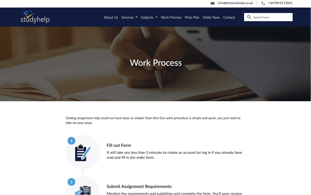 The StudyHelp - screen 4